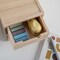 Martha Stewart Weston Stackable Light Natural Paulownia Wood Boxes W/Drawers, Desktop Organizers, 5.25in x 7in, 2PK LY-E2208115-2-NAT-MS - alternate 2